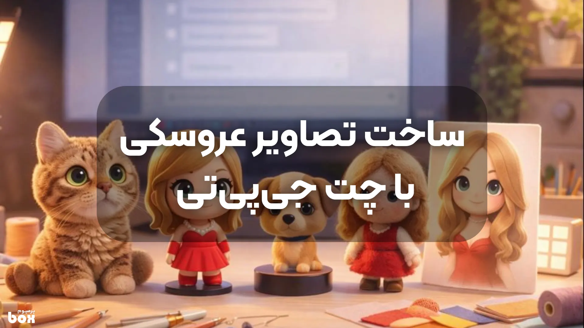 ساخت تصاویر عروسکی  با چت‌ جی‌پی‌تی